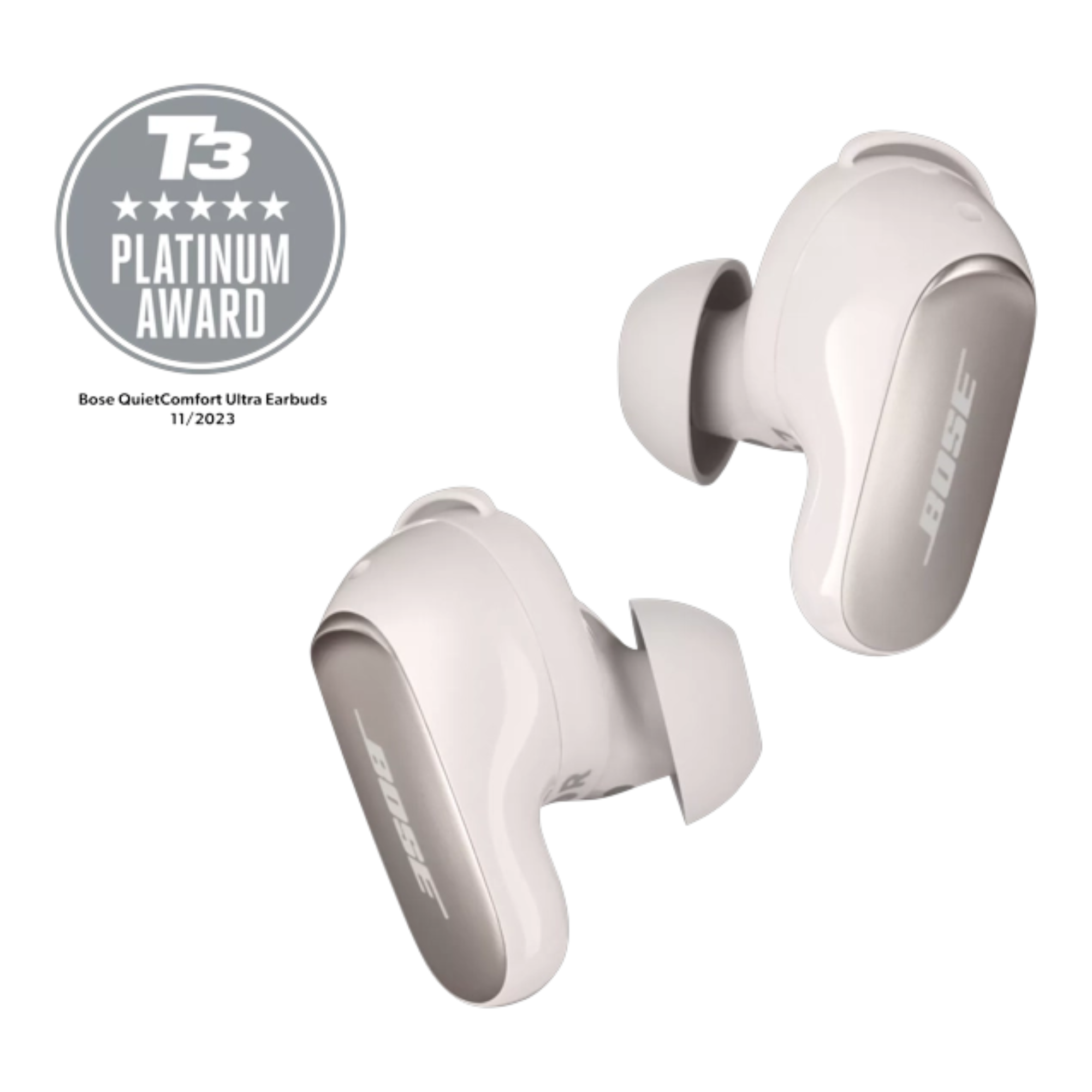 Bose QuietComfort Ultra Earbuds White Smoke - alAsil